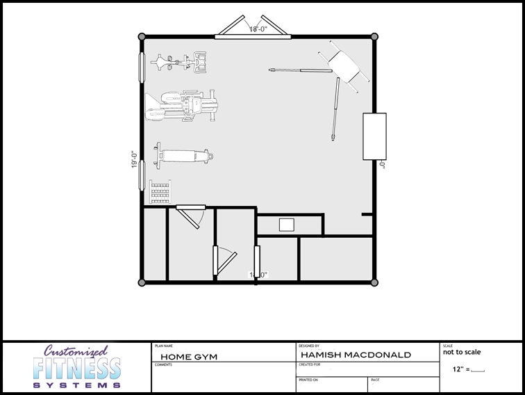  Gym  Floor Plans  Customized Fitness 