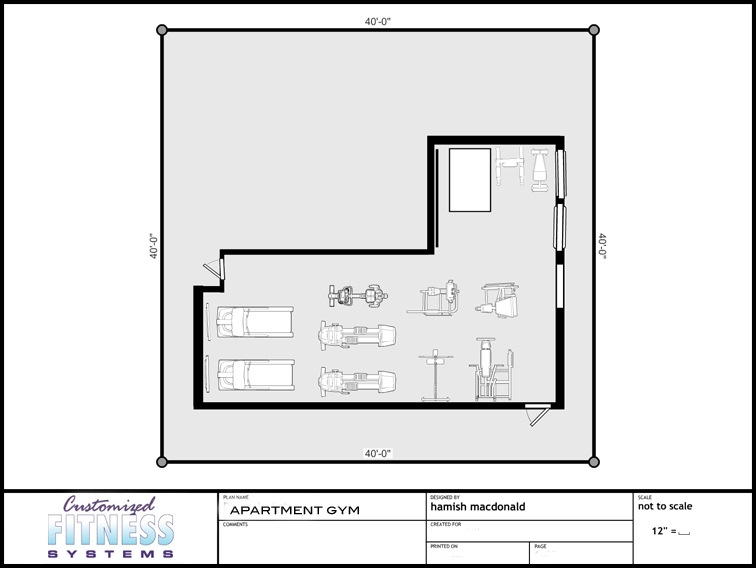  Gym  Floor Plans  Customized Fitness 